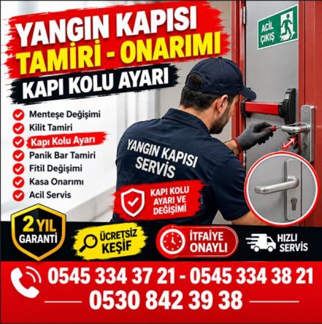 Ümraniye Yangın Kapısı Onarım Hizmeti